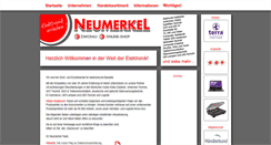 Desktop Screenshot of neumerkel.de