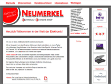 Tablet Screenshot of neumerkel.de